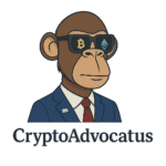a vector logo for cryptoadvocatus features an an